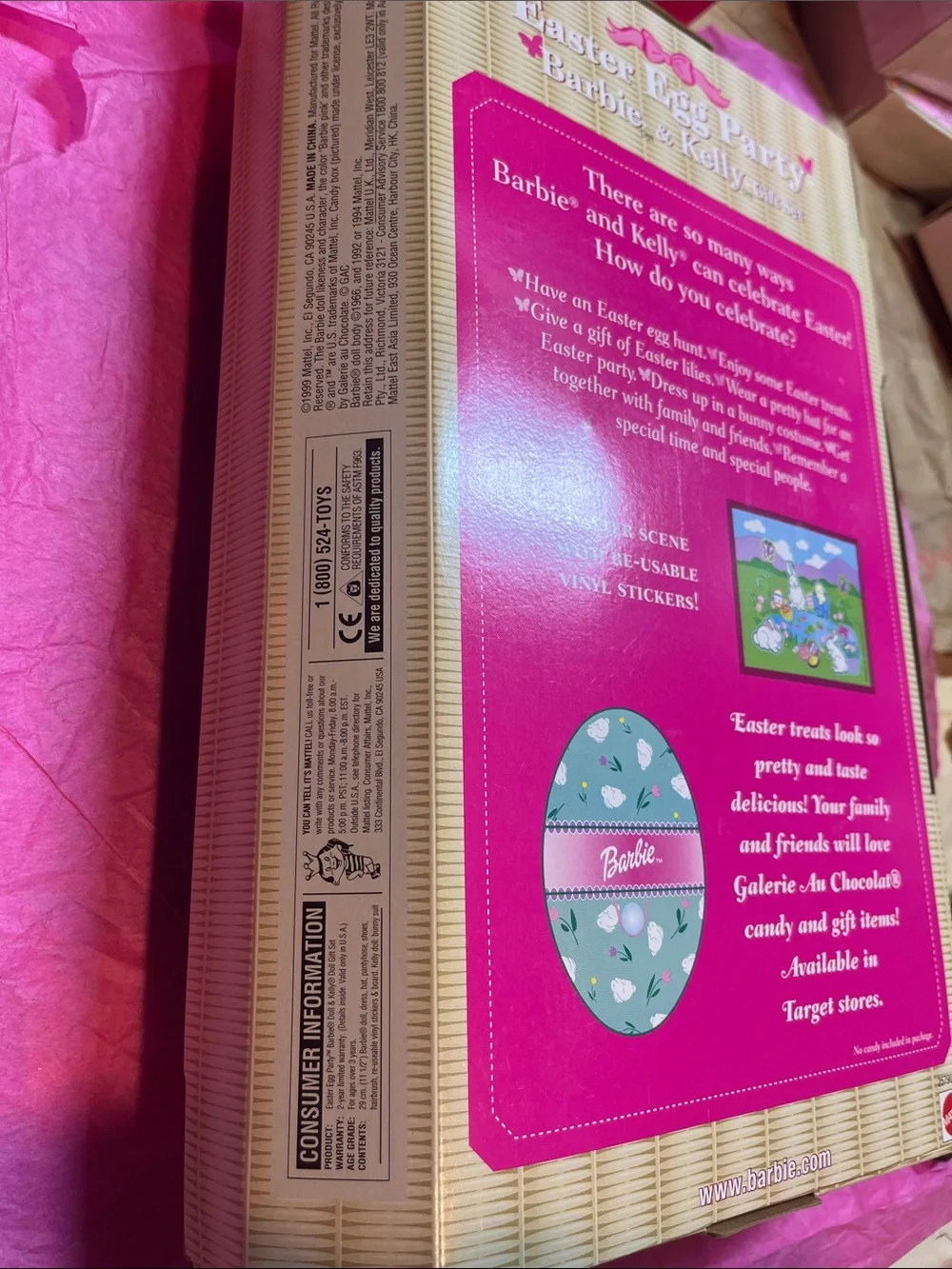 1999 Easter Egg Party Barbie & Kelly Gift Set (Target Special Edition) NRFB